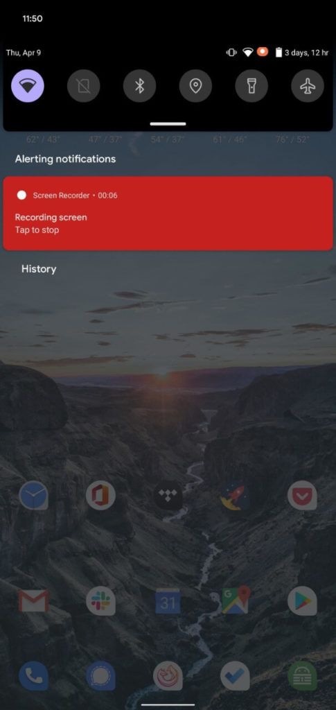 Android 11-use-built-screen-recorder