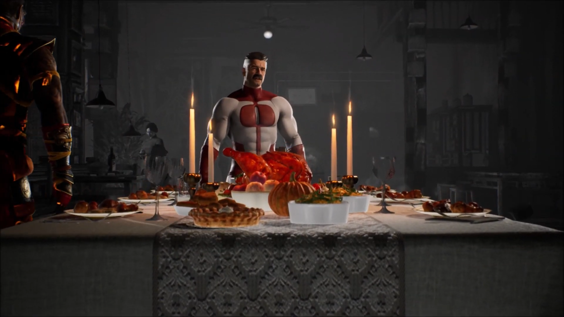 You are currently viewing Introducing Holiday-Themed Fatalities in Mortal Kombat 1: A Sneak Peek at the Thanksgiving Fatality
