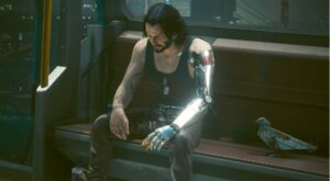 Read more about the article The Sad Keanu Reeves Meme Comes to Cyberpunk 2077 with Update 2.1
